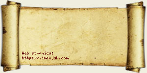 Aca Stojadinović vizit kartica